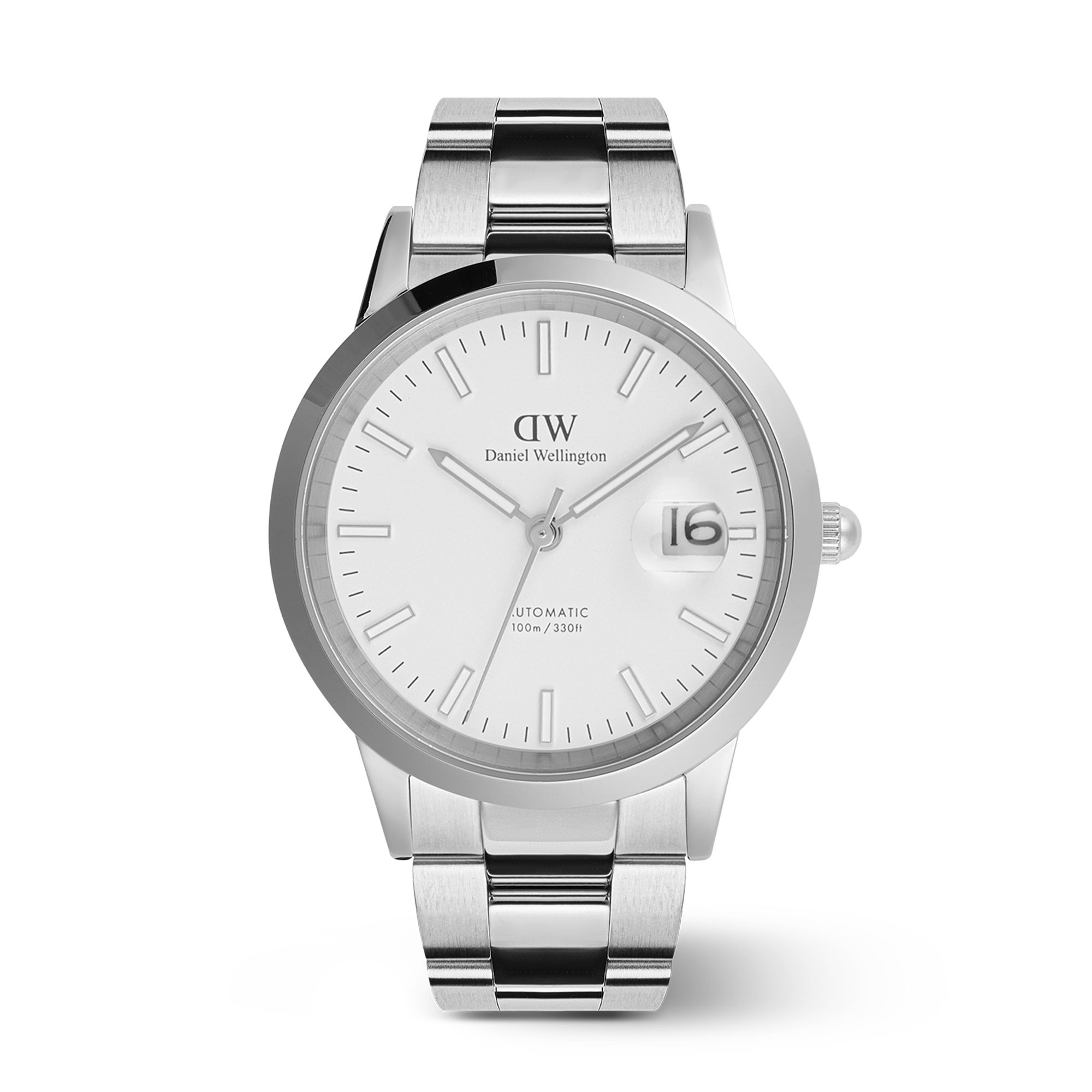 Daniel Wellington Iconic Orologio Uomo 42mm | Quadrante Blu | Acciaio Inox 316L | Movimento Giapponese