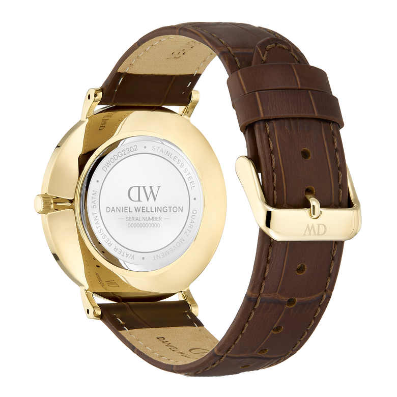 Round Analog Roman St Mawes Gold