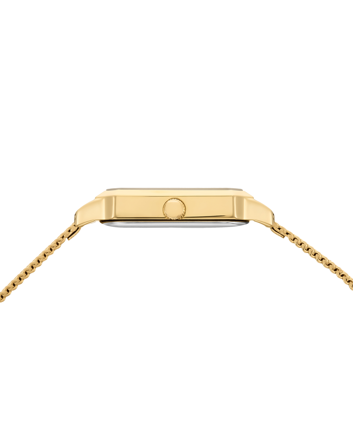 Octagonal Analog Emerald Gold