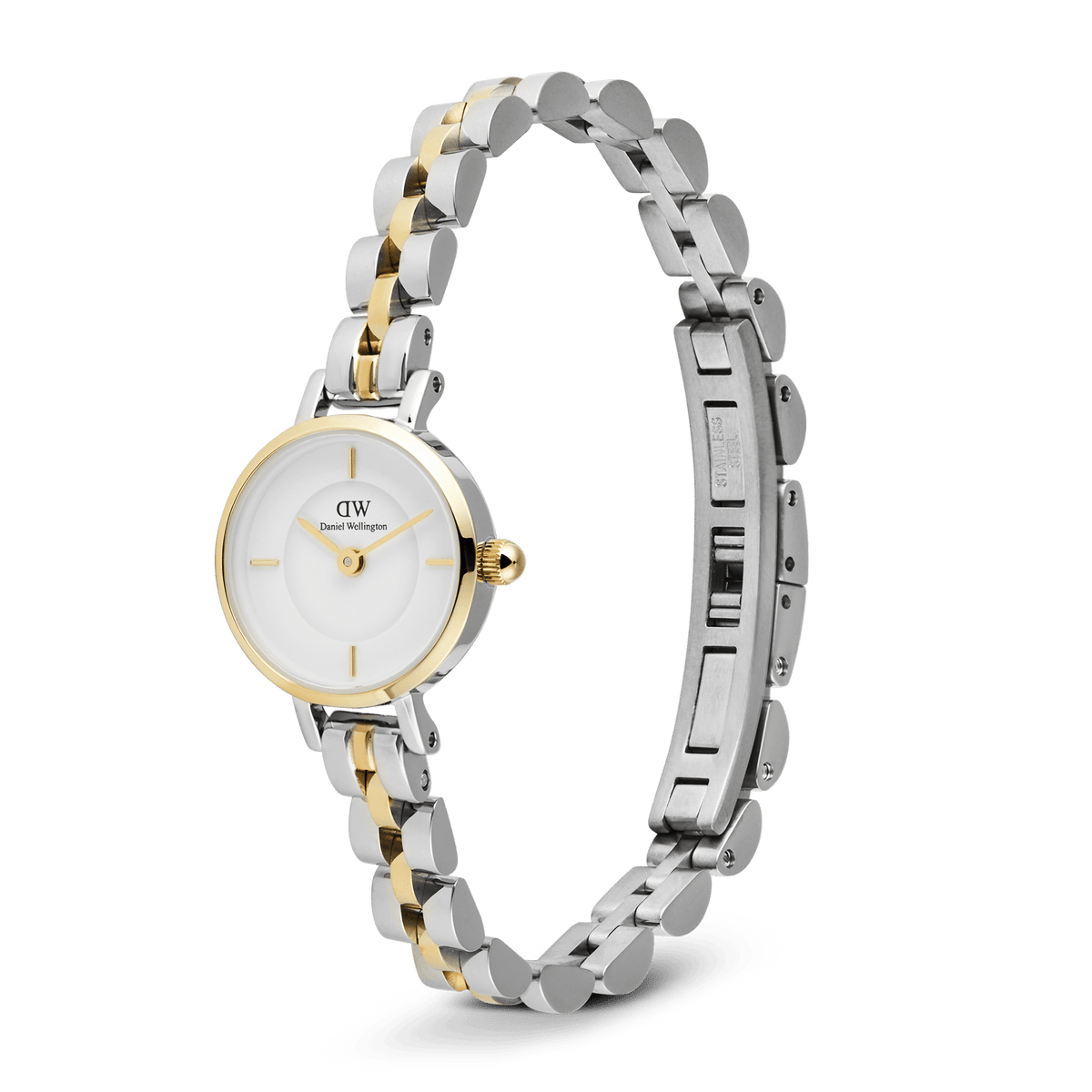 Petite Mini Arch 3-Link Two Tone Gold