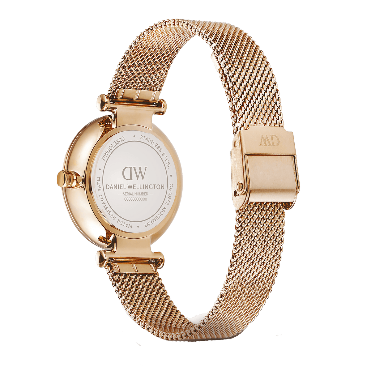 Round Analog White MOP Rose Gold