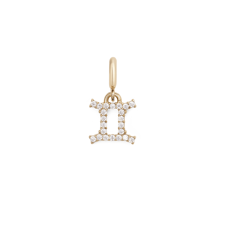 Zodiac Watch Charm Gold