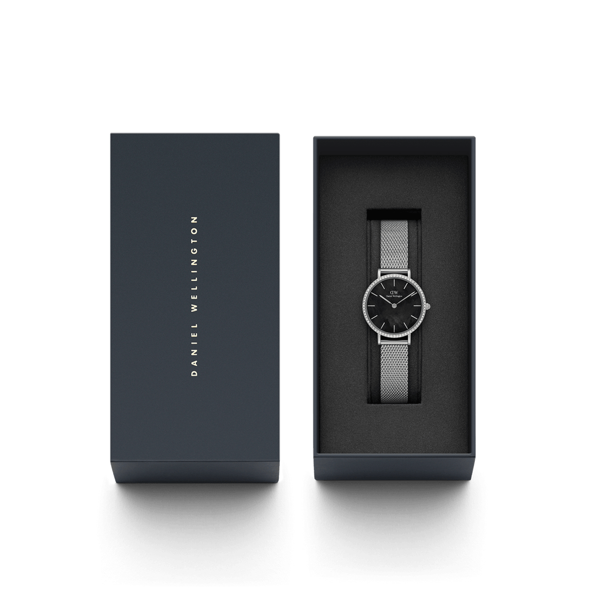 Petite Lumine Bezel Sterling Black MOP