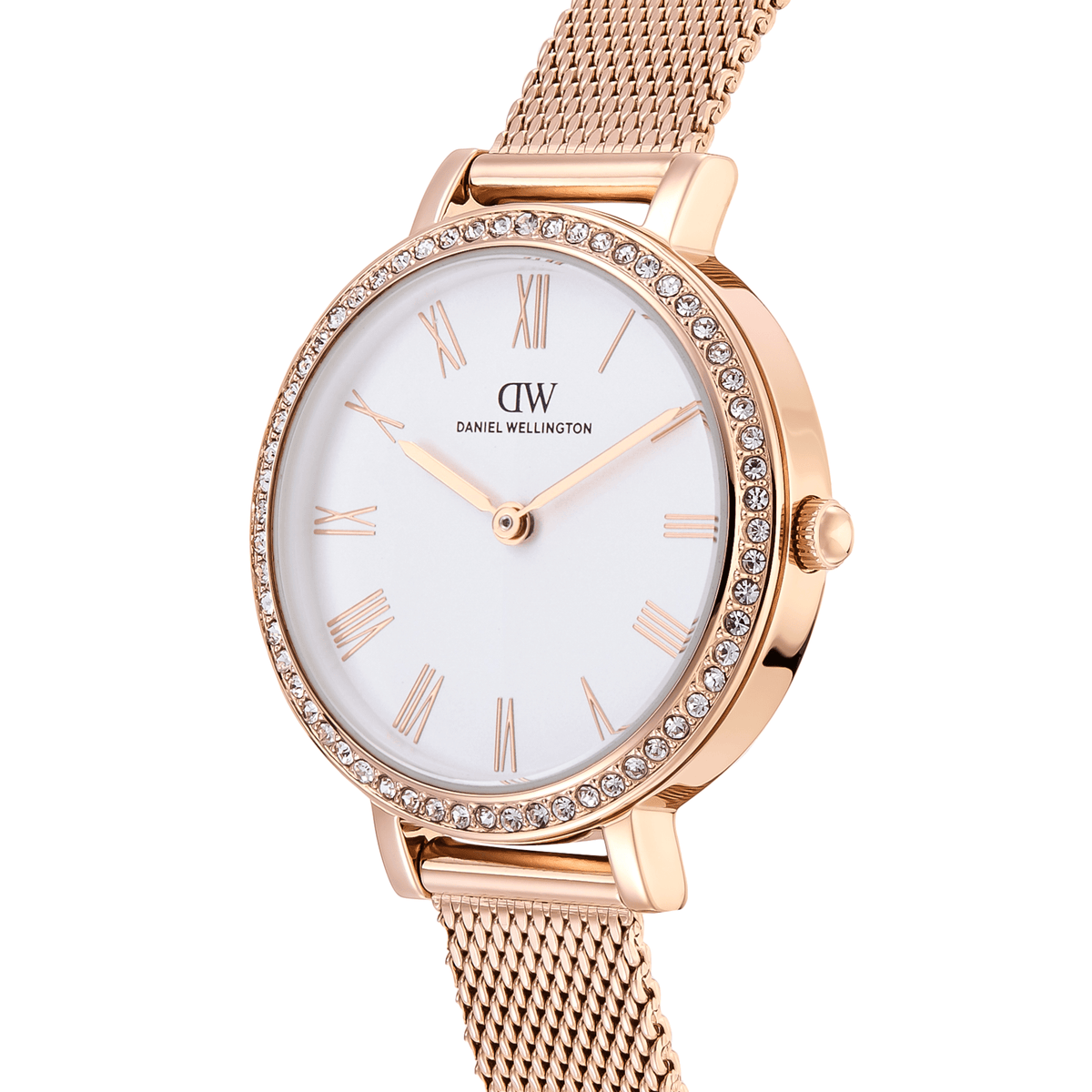 Round Analog Bezel Rose Gold