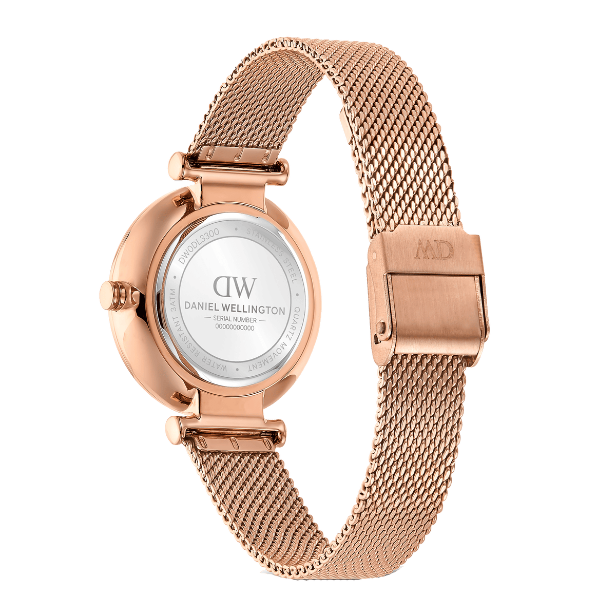 Round Analog Pink MOP Rose Gold