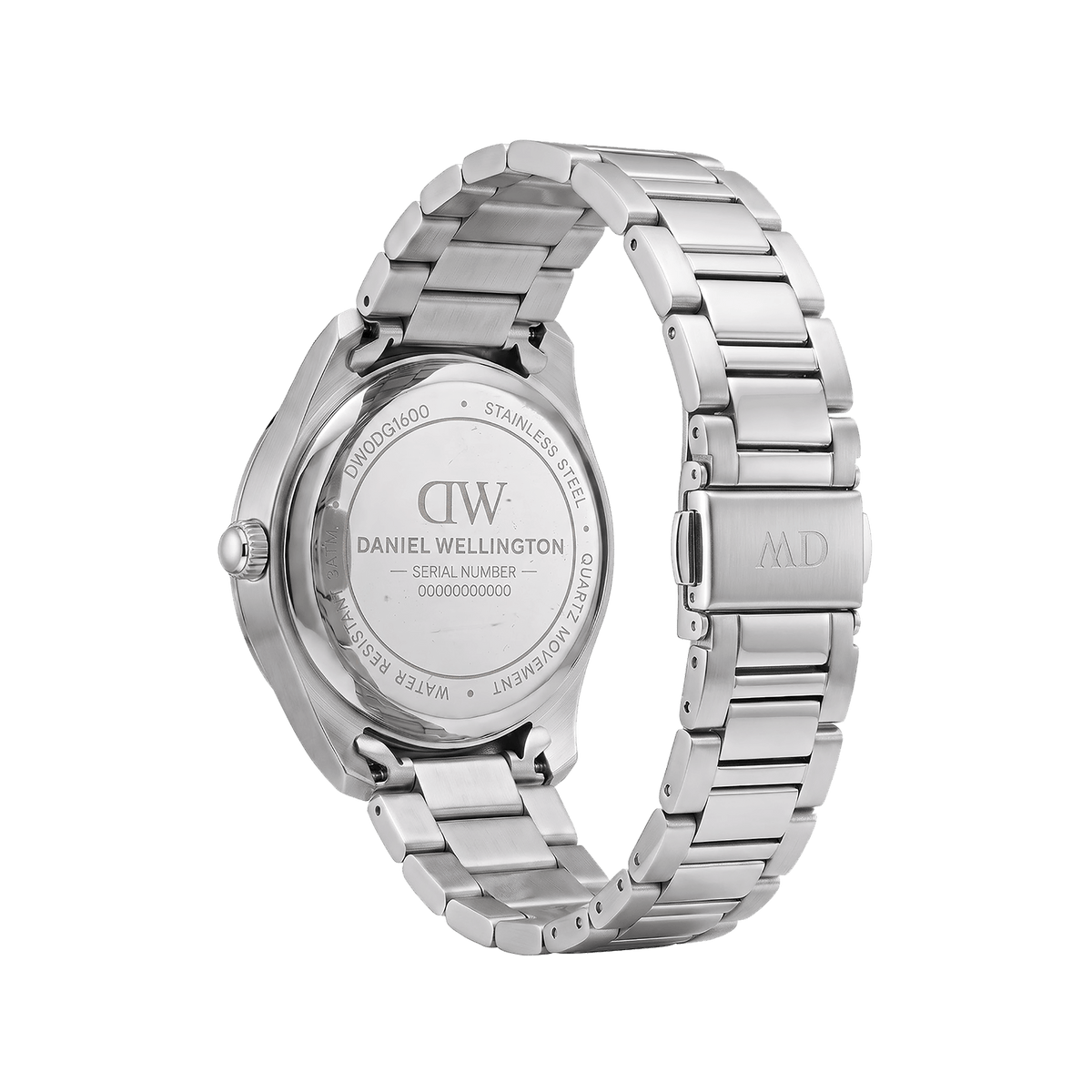 Round Analog Link Silver