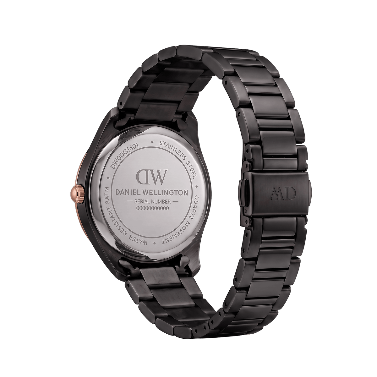Round Analog Link Black Two Tone