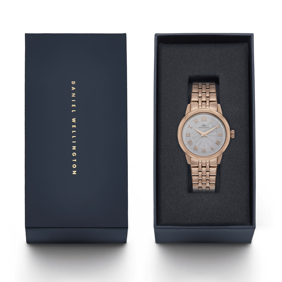 Round Analog Guilloché Rose Gold