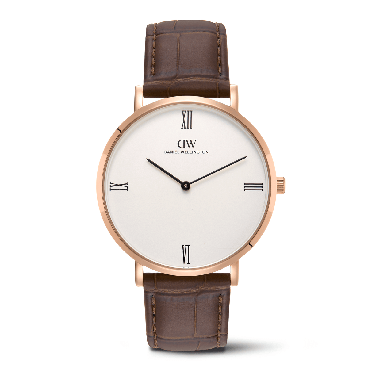 Round Analog Roman St Mawes Rose Gold