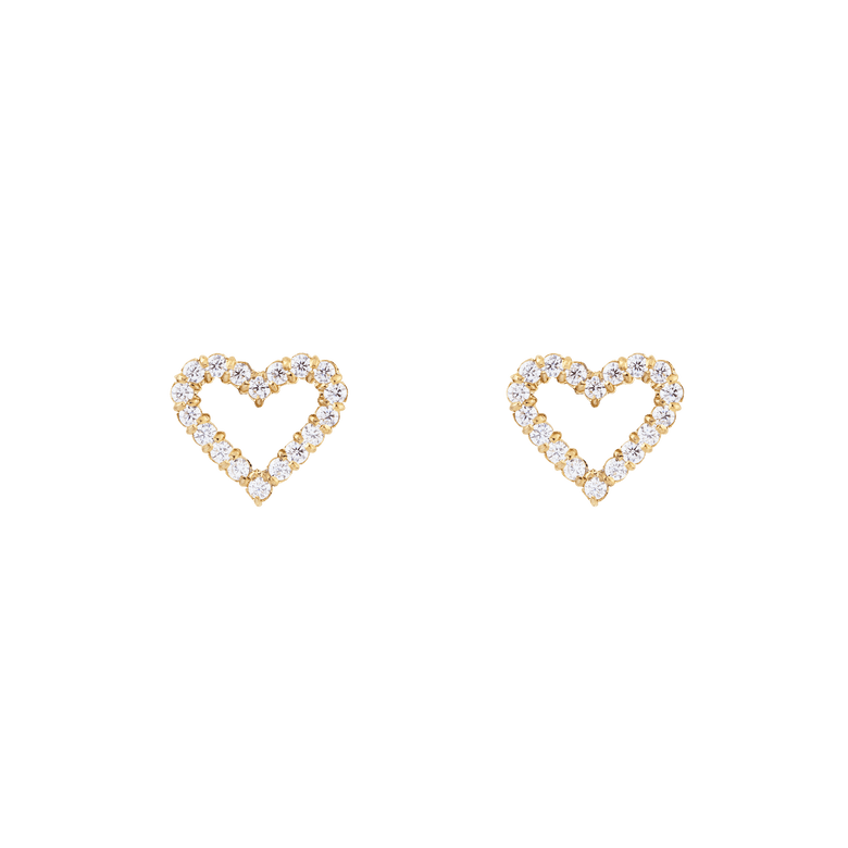 Mirelle Heart Earring Gold