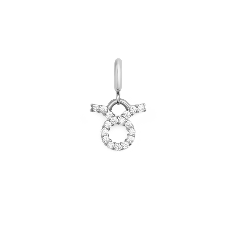 Zodiac Watch Charm Silver