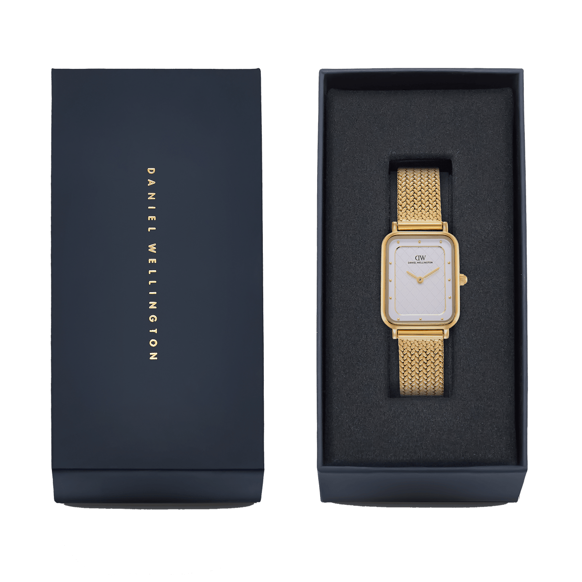 Square Analog Braided Gold