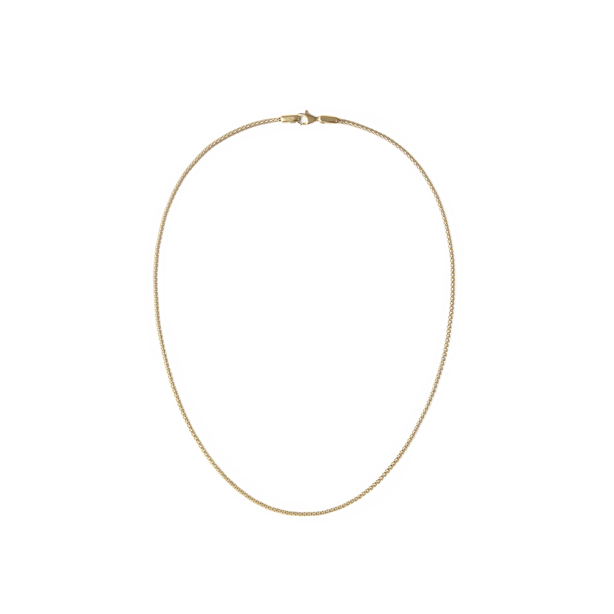 Tide Mesh Necklace Gold 1.8