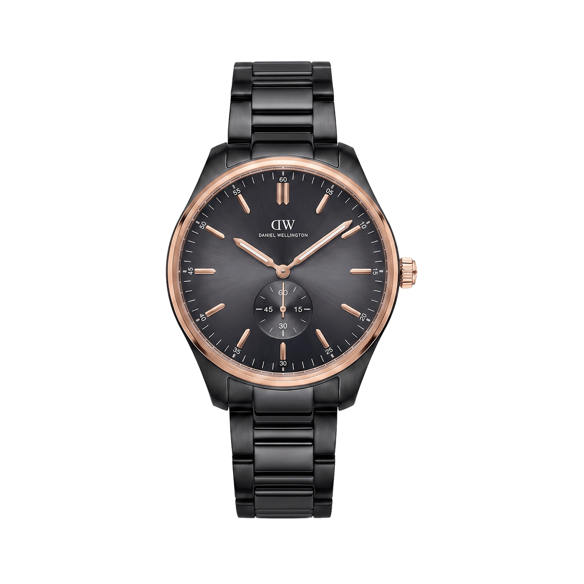 Round Analog Link Black Two Tone