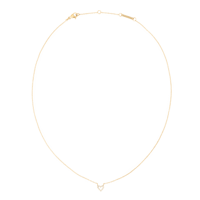 Mirelle Heart Necklace Gold