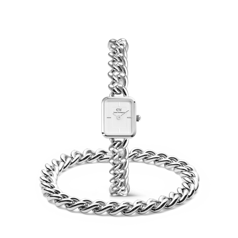 Jolie & Chunky Chain Silver Set