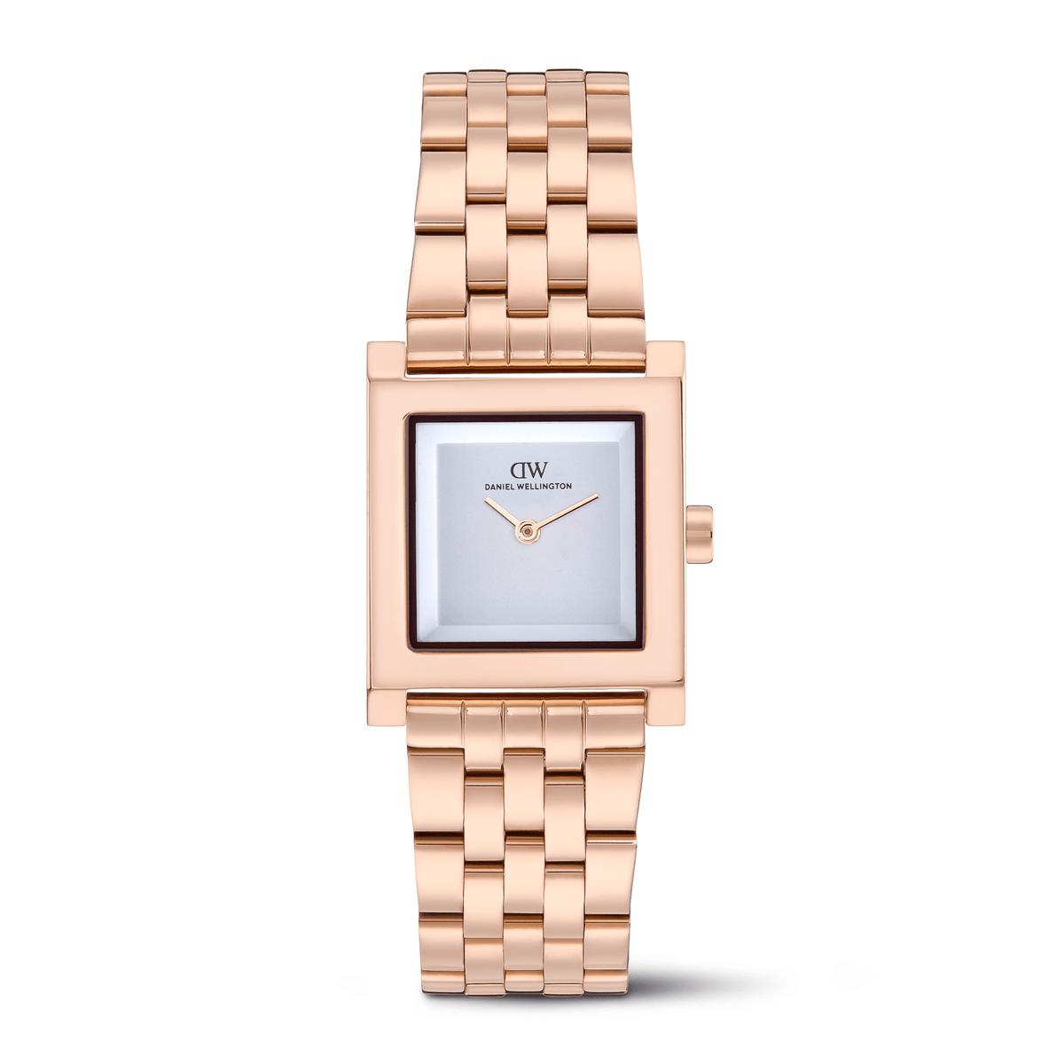 Square Analog Link Rose Gold