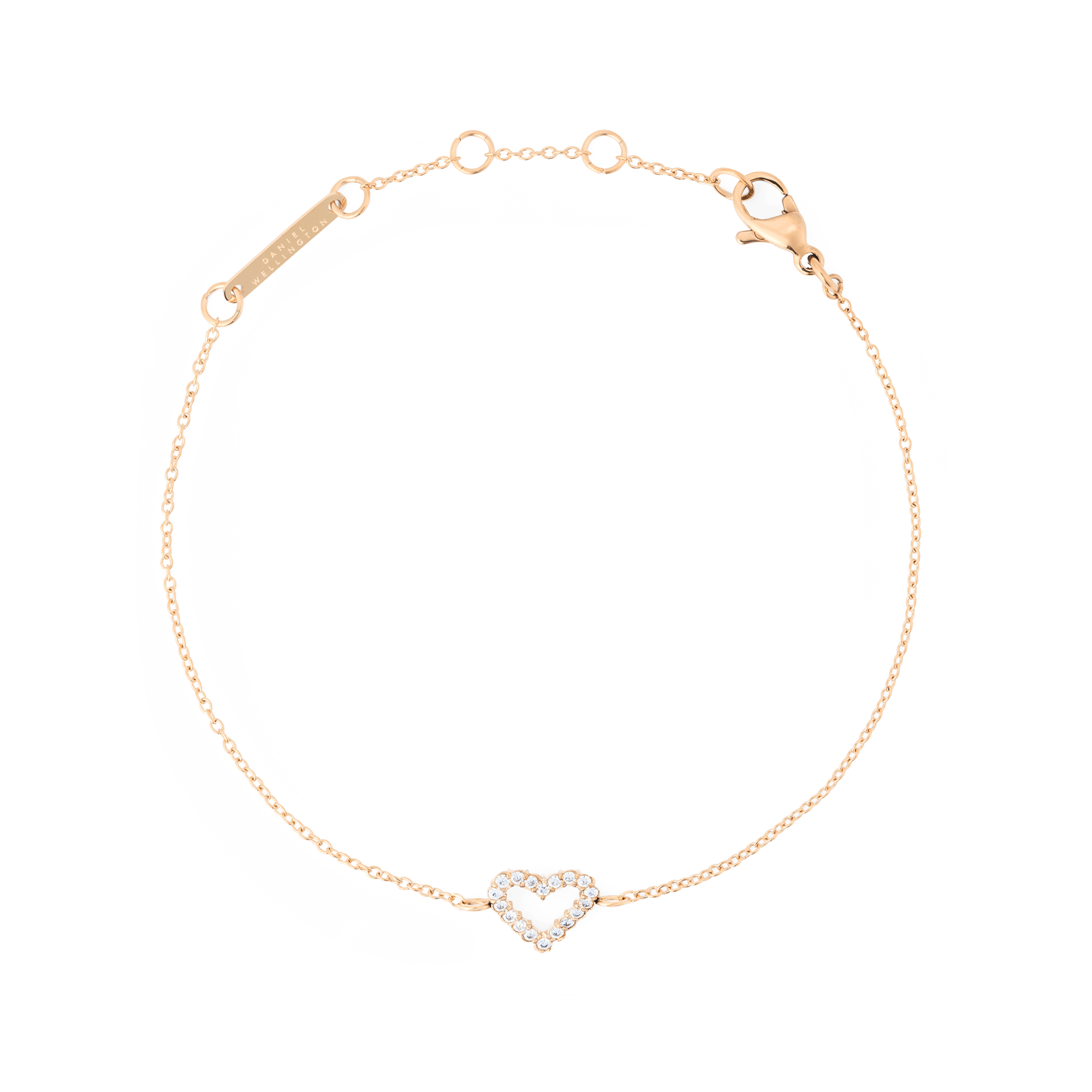 Buy Mirelle Heart Bracelet Rose Gold Online from DW
