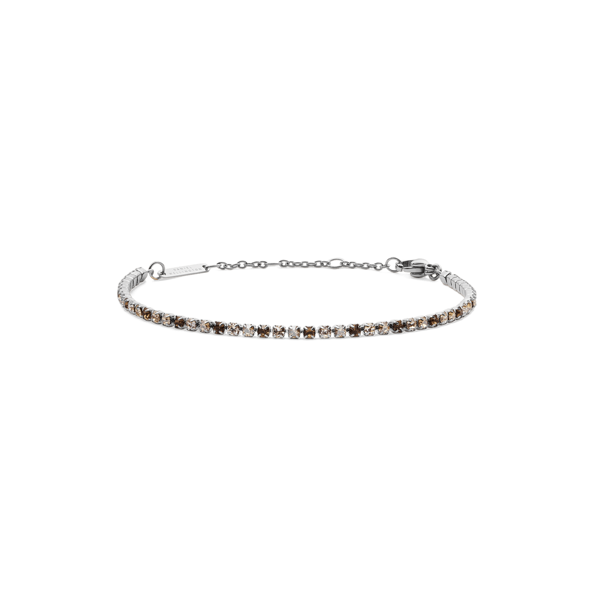 Classic Tennis Bracelet Honey Combo Silver