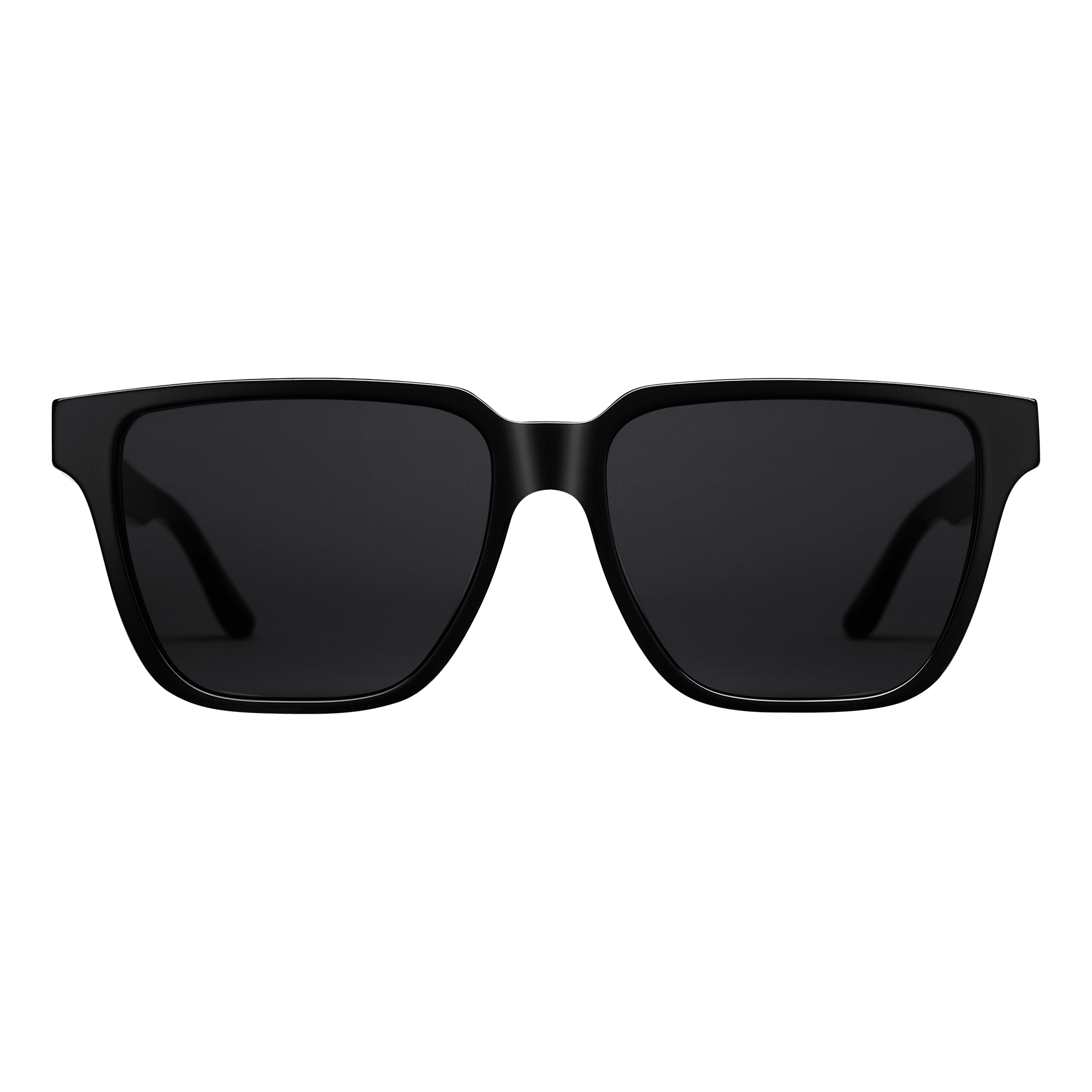Rectangular Bio-Acetate Black rectangular sunglasses DW