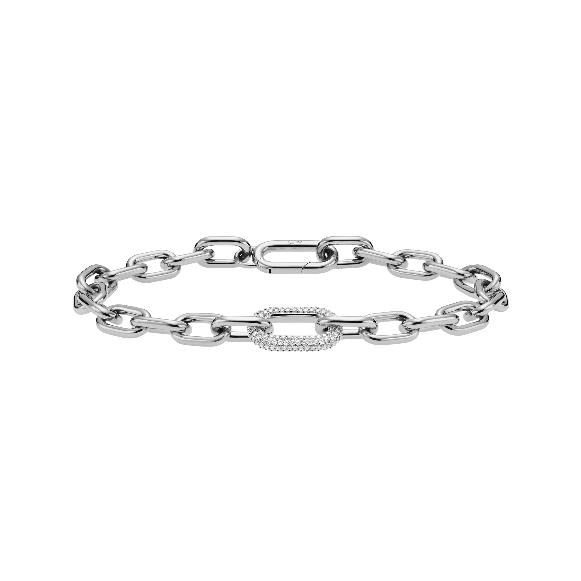 Crystal Link Bracelet Silver | DW Crystal Link Bracelet Silver | DW