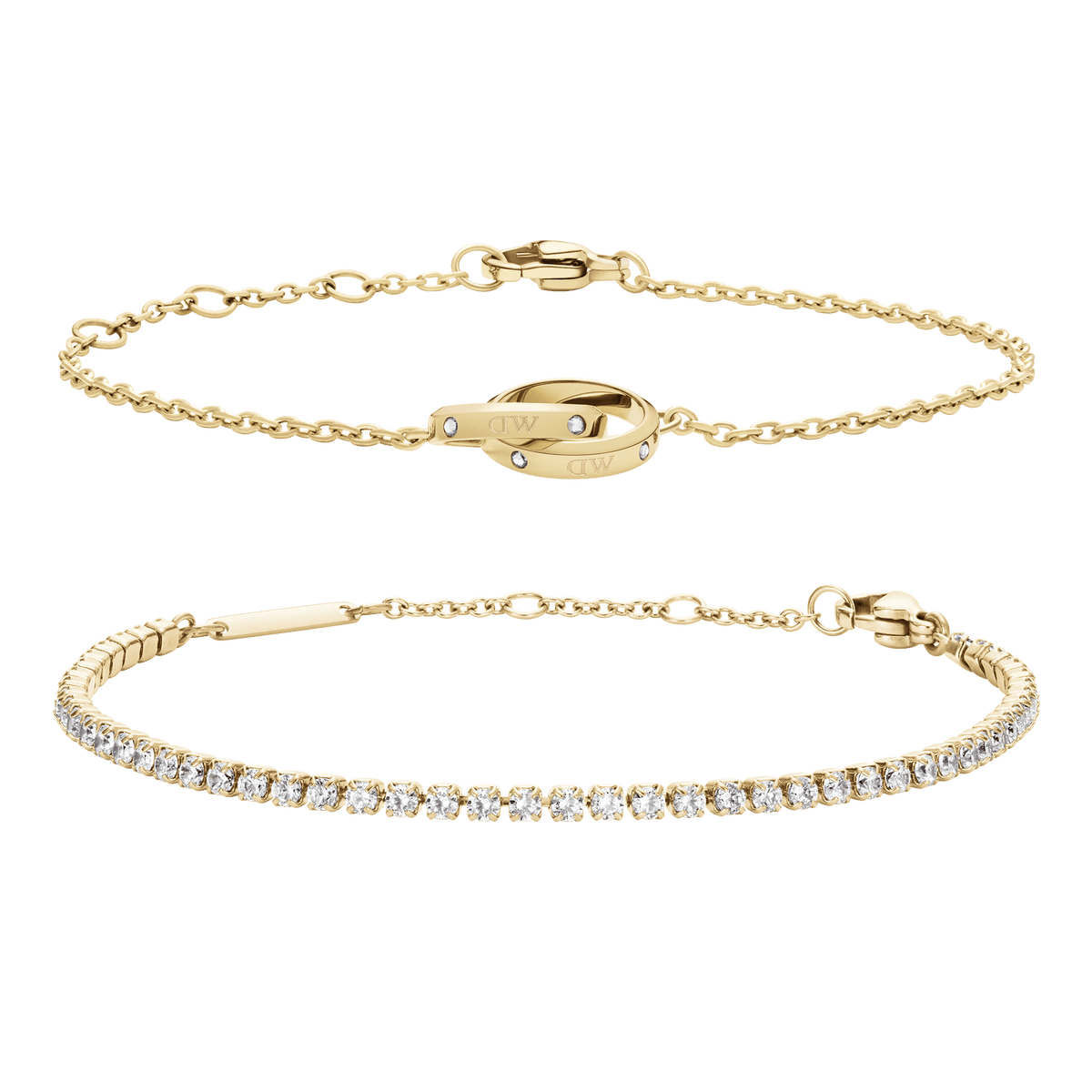 Tennis Bracelet + Lumine Unity Bracelet