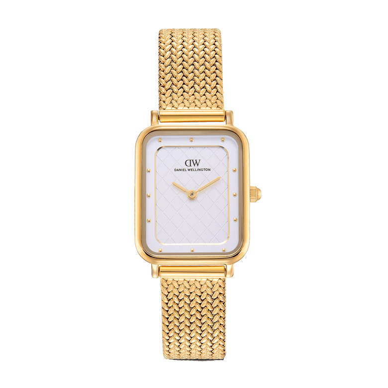 Square Analog Braided Gold