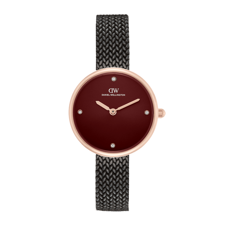 Round Analog Brown Rose Gold Ashfield