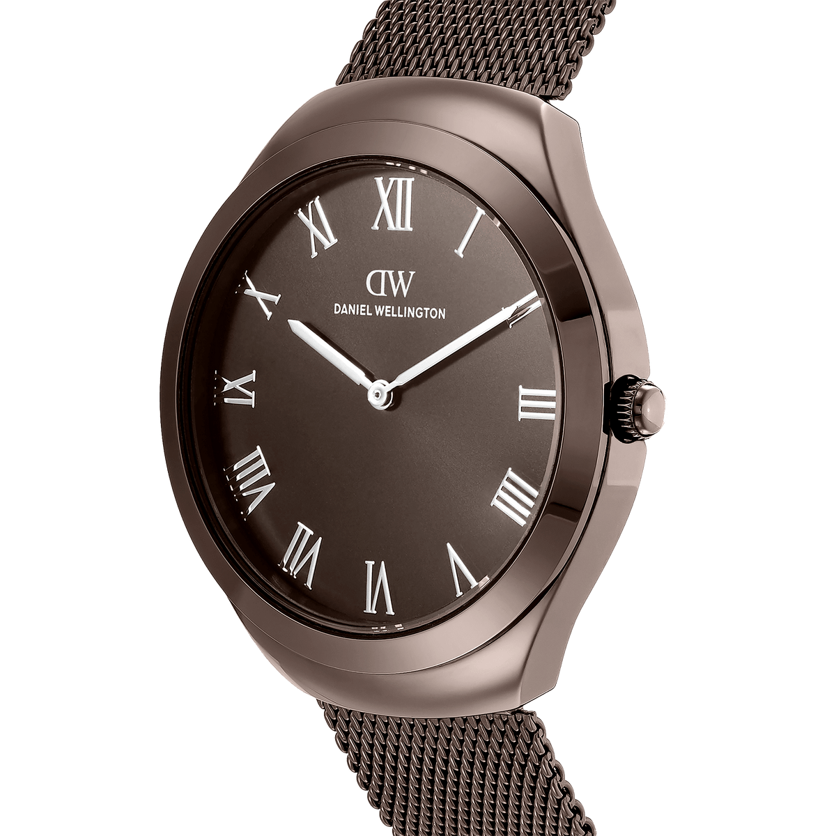 Round Analog Mesh Brown