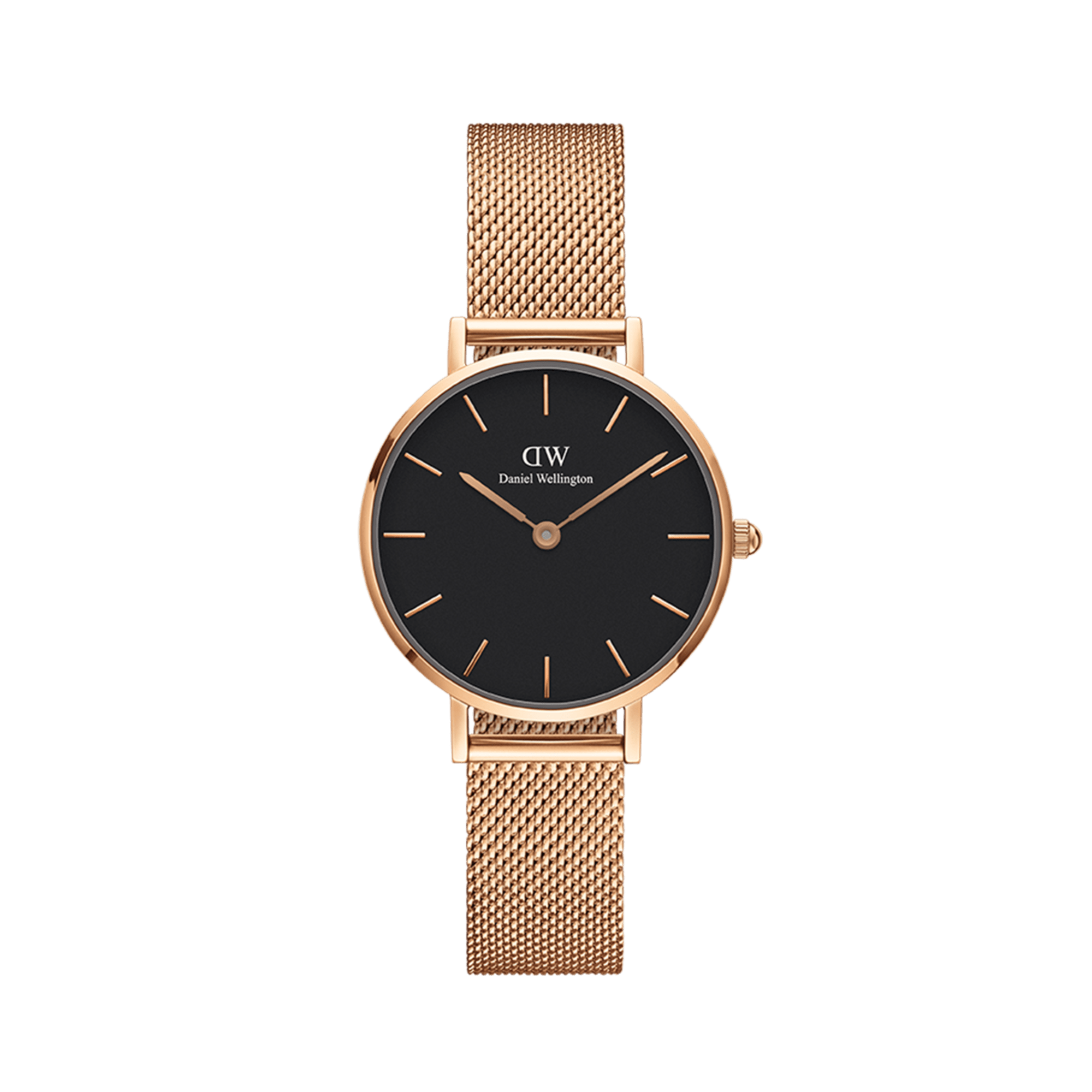 Rose Gold Dw First Copy Watches Petite Melrose Women's Mesh Strap