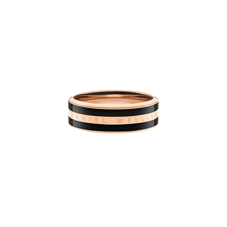 Emalie Ring Rose Gold Black