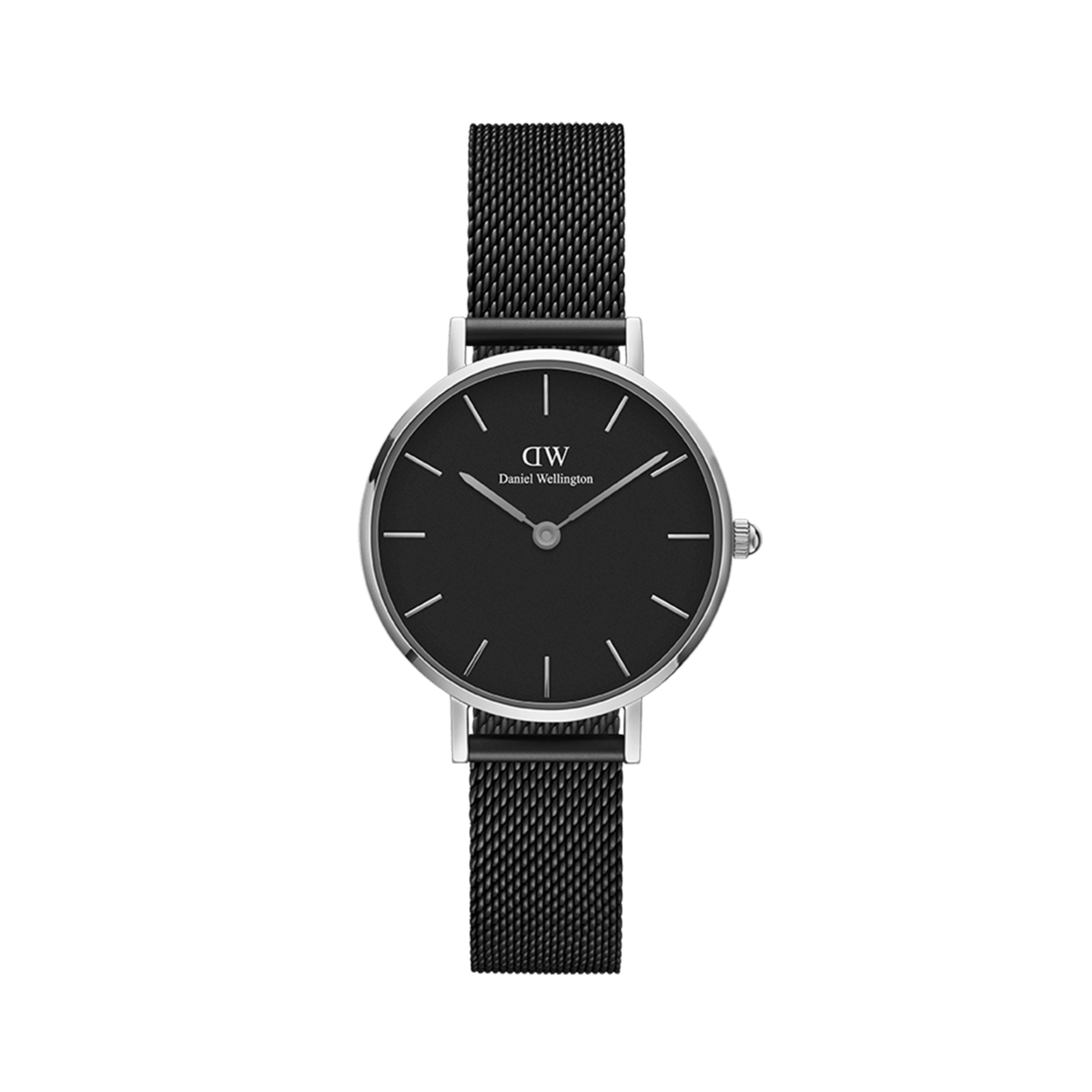 Petite Ashfield Black and silver women's watch DW