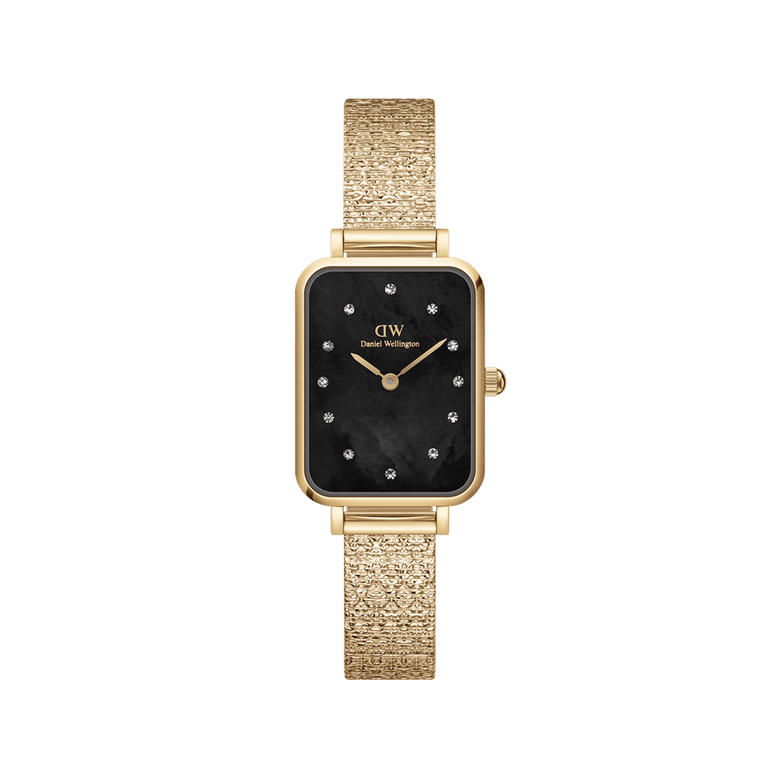 Quadro Lumine Pressed Piano Black MoP Gold