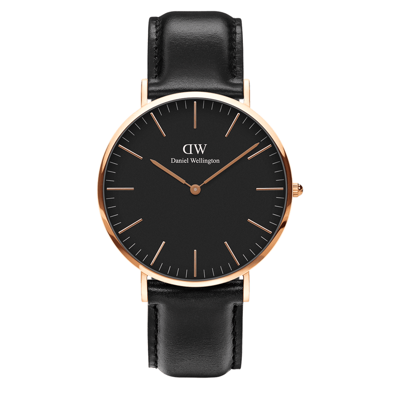 Classic Sheffield Black Rose Gold
