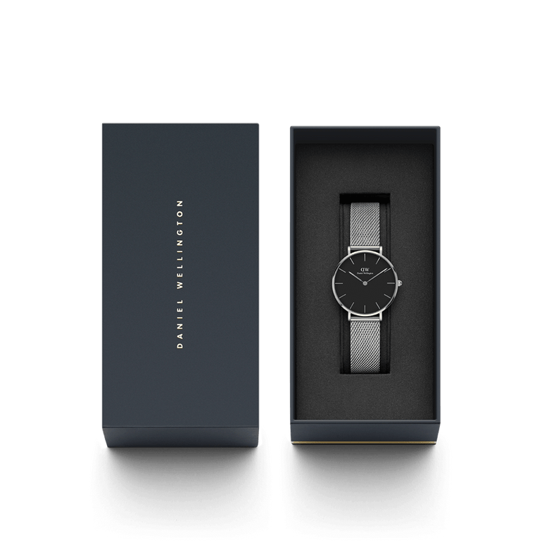 Petite Sterling Black Silver