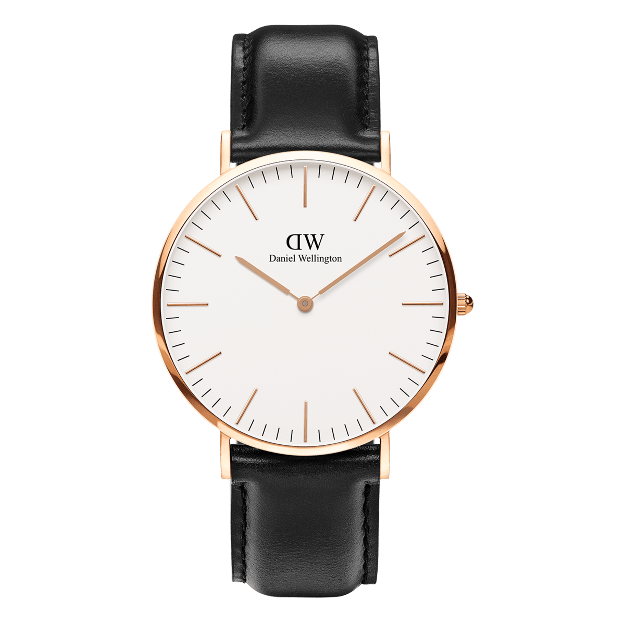 Sheffield Men's watch in rose gold white dial 40mm DW