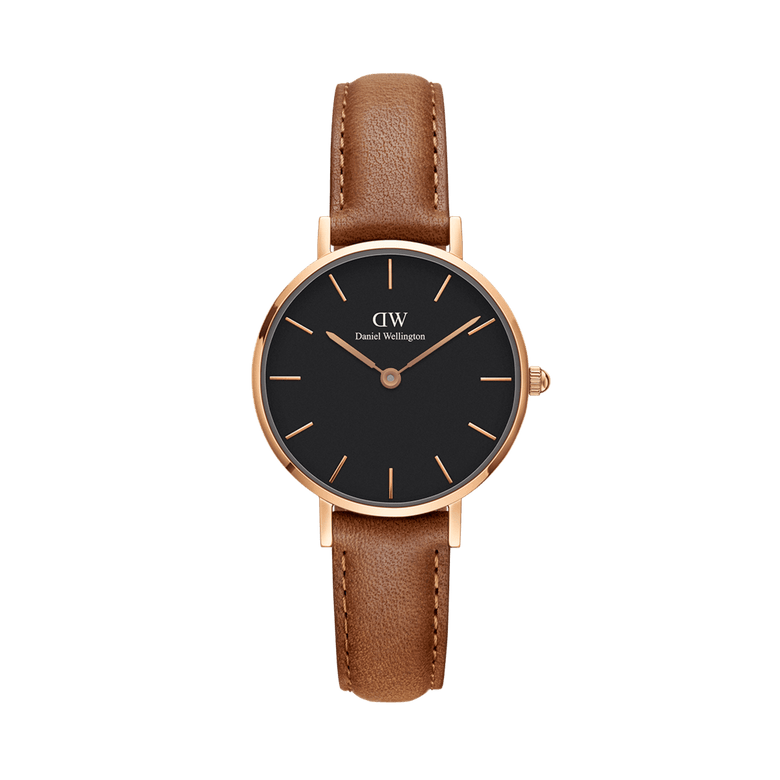 Petite Durham Black Rose Gold