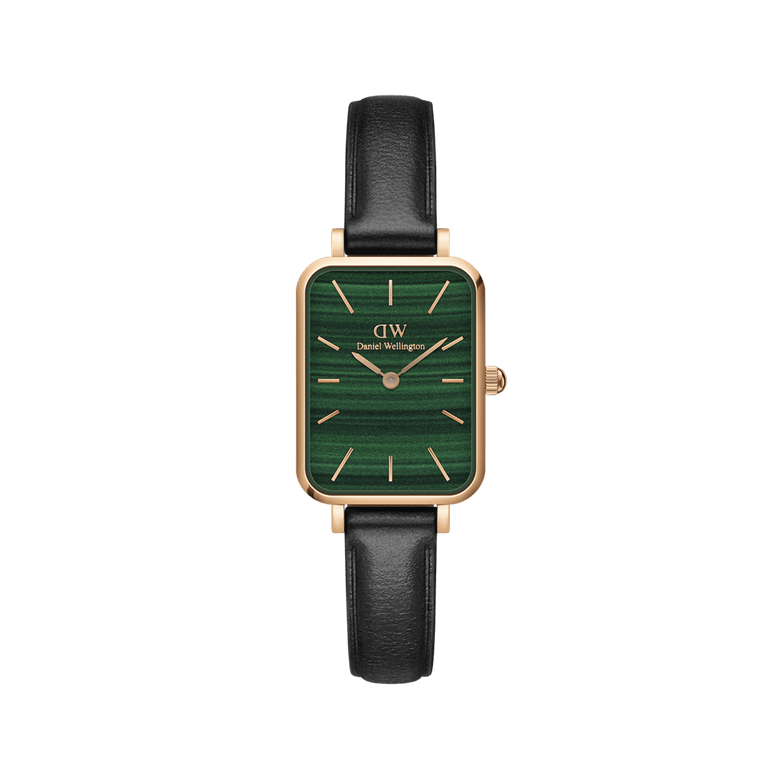 Quadro Pressed Sheffield Green Rose Gold