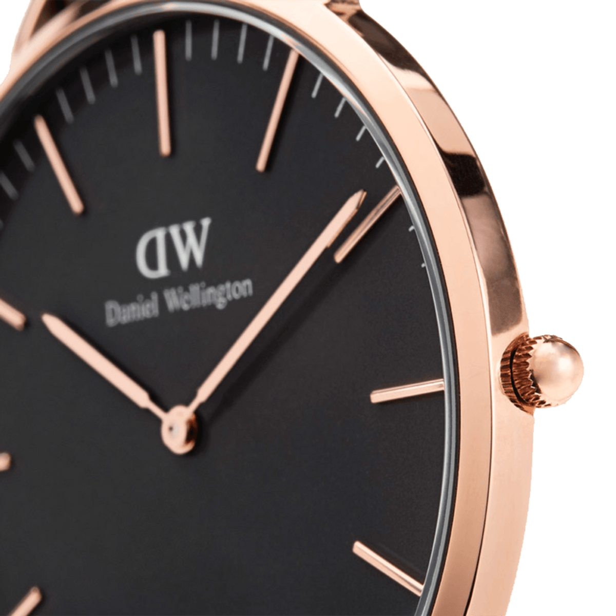 Classic Bayswater Black Rose Gold