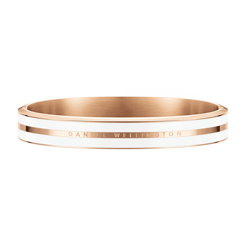 Emalie Infinite Rose Gold Satin White