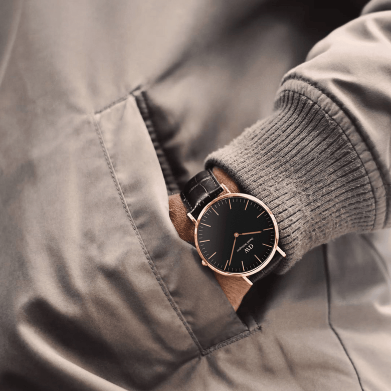 Classic York Black Rose Gold