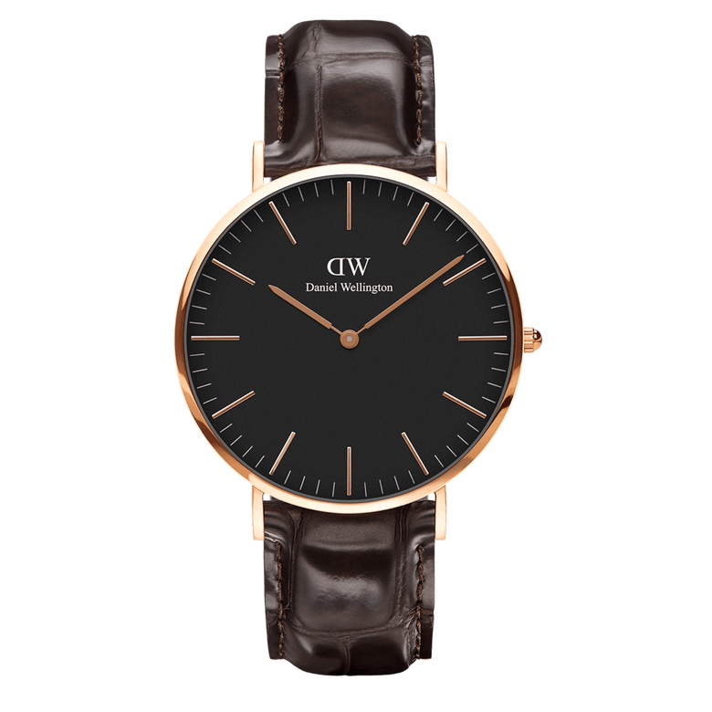 Classic York Black Rose Gold