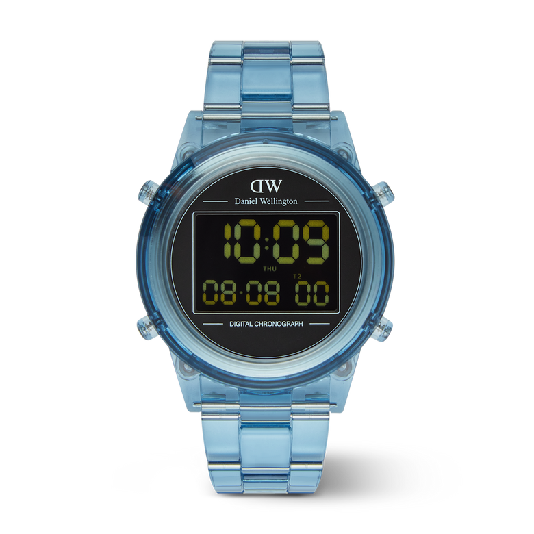 Retro Digital Light Blue Light Blue