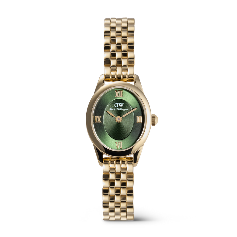 Ophelia Mini Emerald Gold