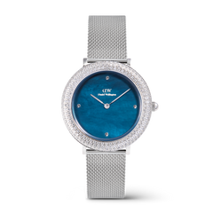 Crystalline Bezel Sterling Blue
