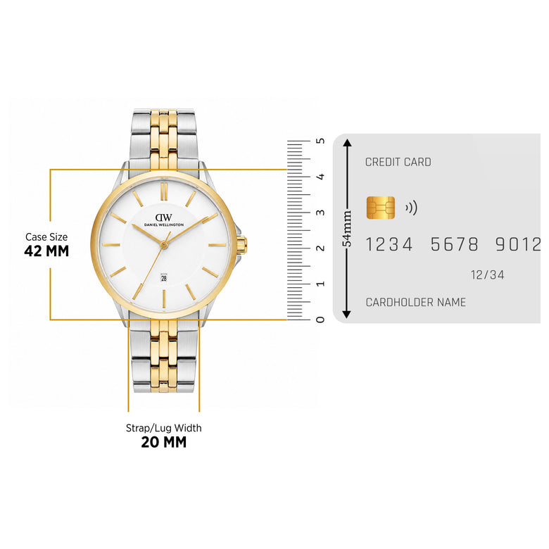 Round Analog 3-Link Two Tone