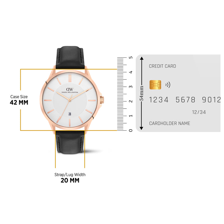 Round Analog Sheffield Rose Gold
