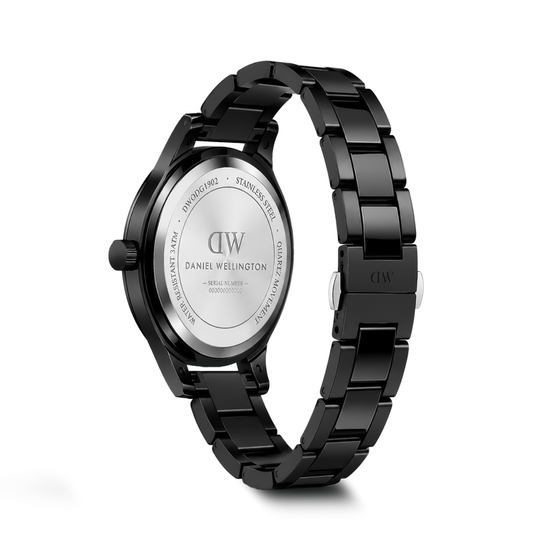 Round Analog 3-Link Black