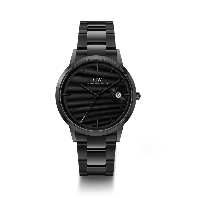 Round Analog 3-Link Black