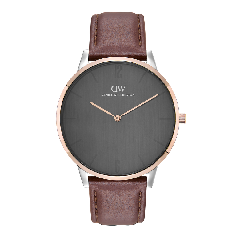 Round Analog St Mawes Two Tone Rose Gold/Silver